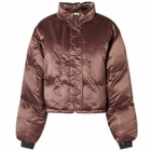 Shoreditch Ski Club Women's Roux Puffer Jacket in Bitter Chocolate Brown