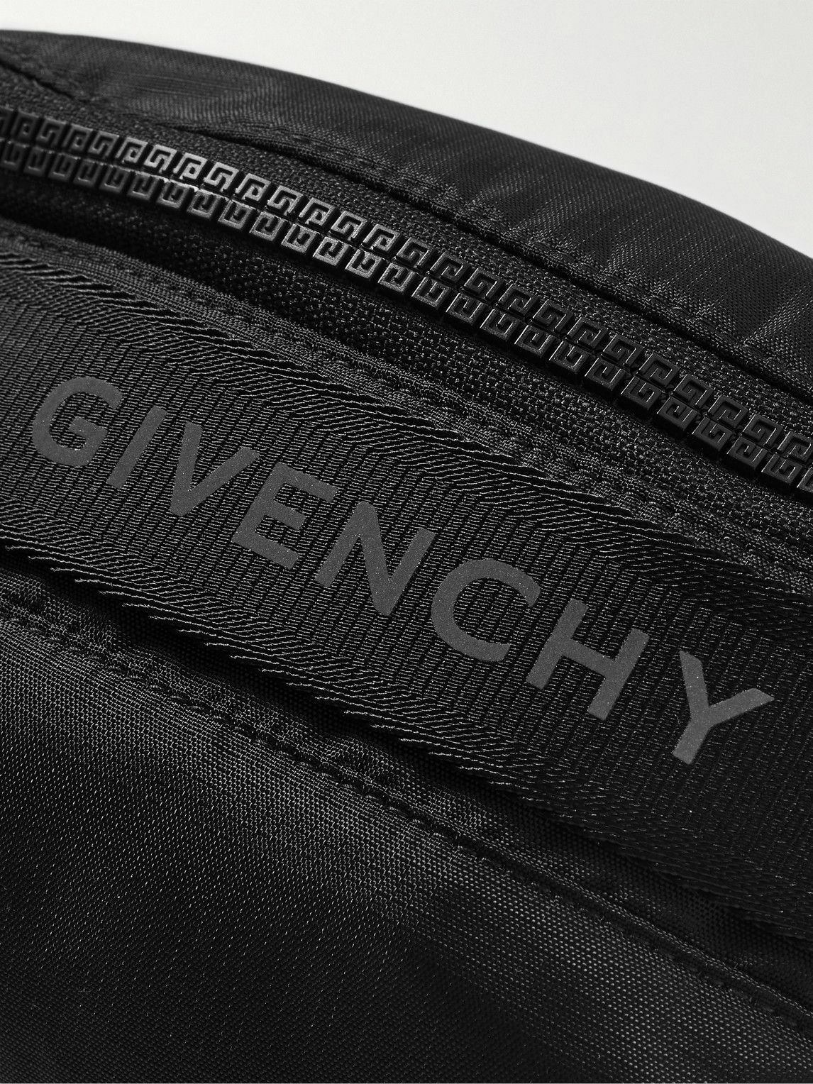 Givenchy - G-Trek Logo-Appliquéd Webbing-Trimmed Ripstop Belt Bag Givenchy