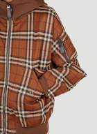 Burberry - Check Hooded Jacket in Brown