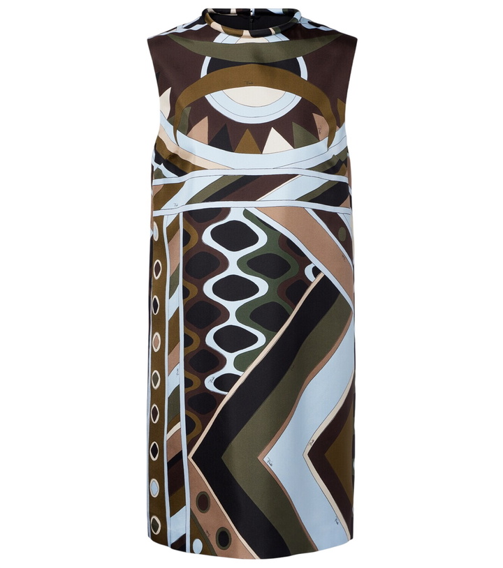 Photo: Pucci Vivara silk twill minidress