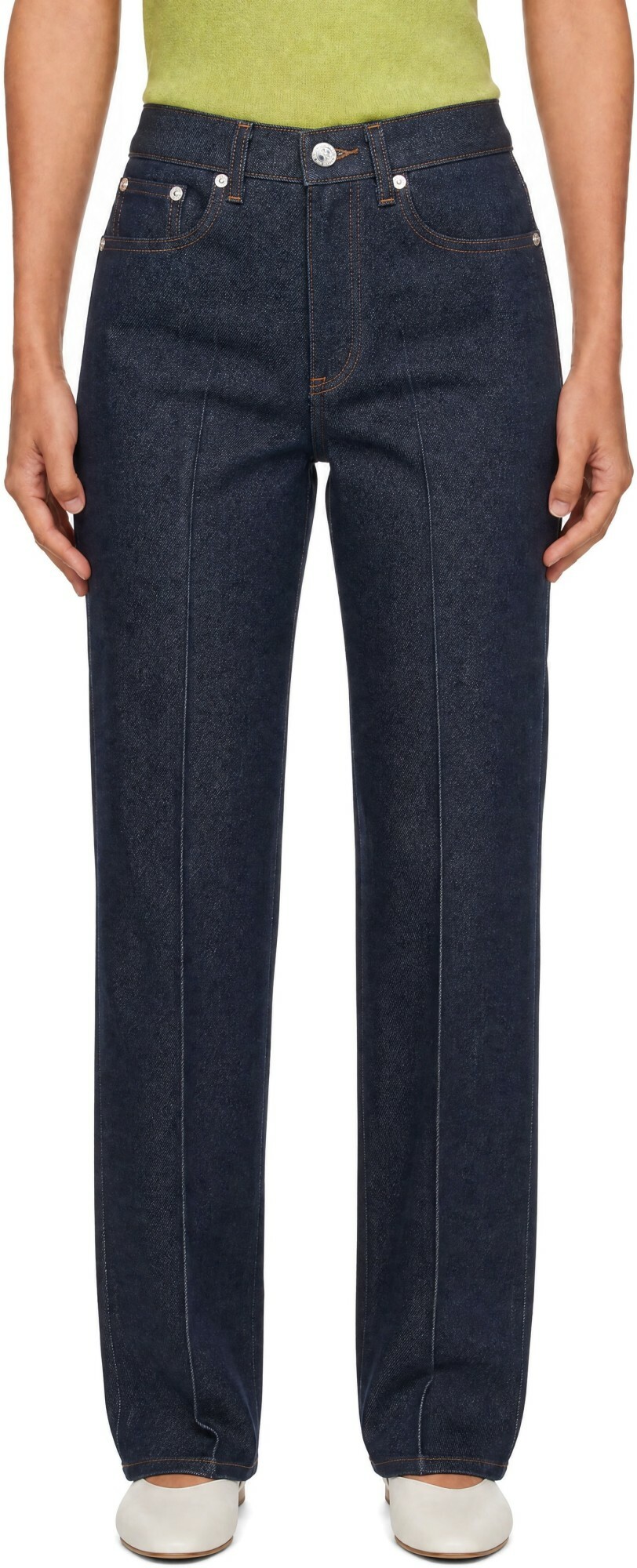 A.P.C. Blue Domino Jeans