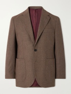 Rubinacci - Virgin Wool-Flannel Suit Jacket - Brown