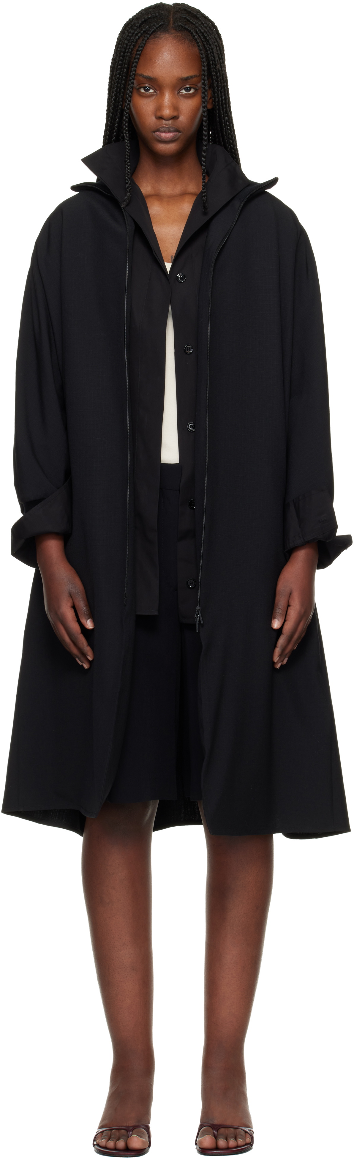 Fear of God Black Shirt Midi Dress