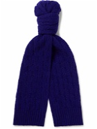 Mr P. - Lamaine Cable-Knit Wool Scarf