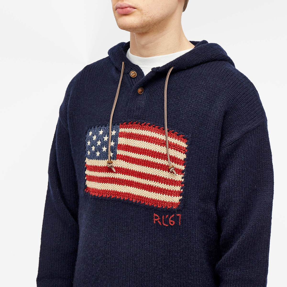 Ralph lauren deals flag hoodie