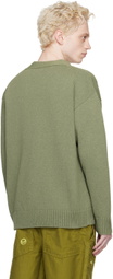 PRESIDENT's Green 'Meditate' Cardigan