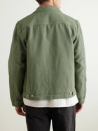 Folk - Prism Cotton and Linen-Blend Jacket - Green