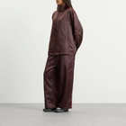 Y-3 Women's Satin Track Jacket in Red