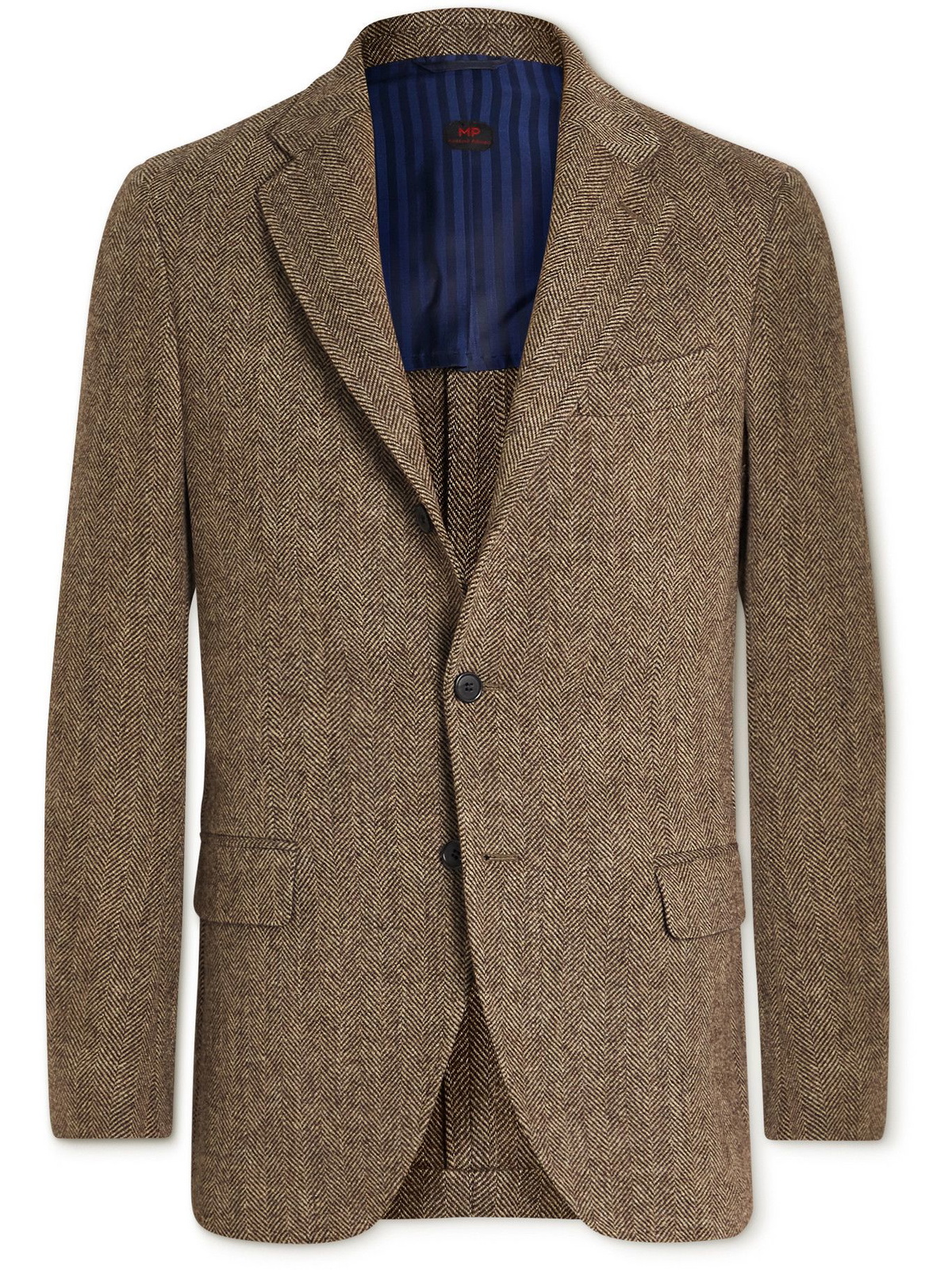 MP Massimo Piombo - Andy Herringbone Virgin Wool Blazer - Unknown