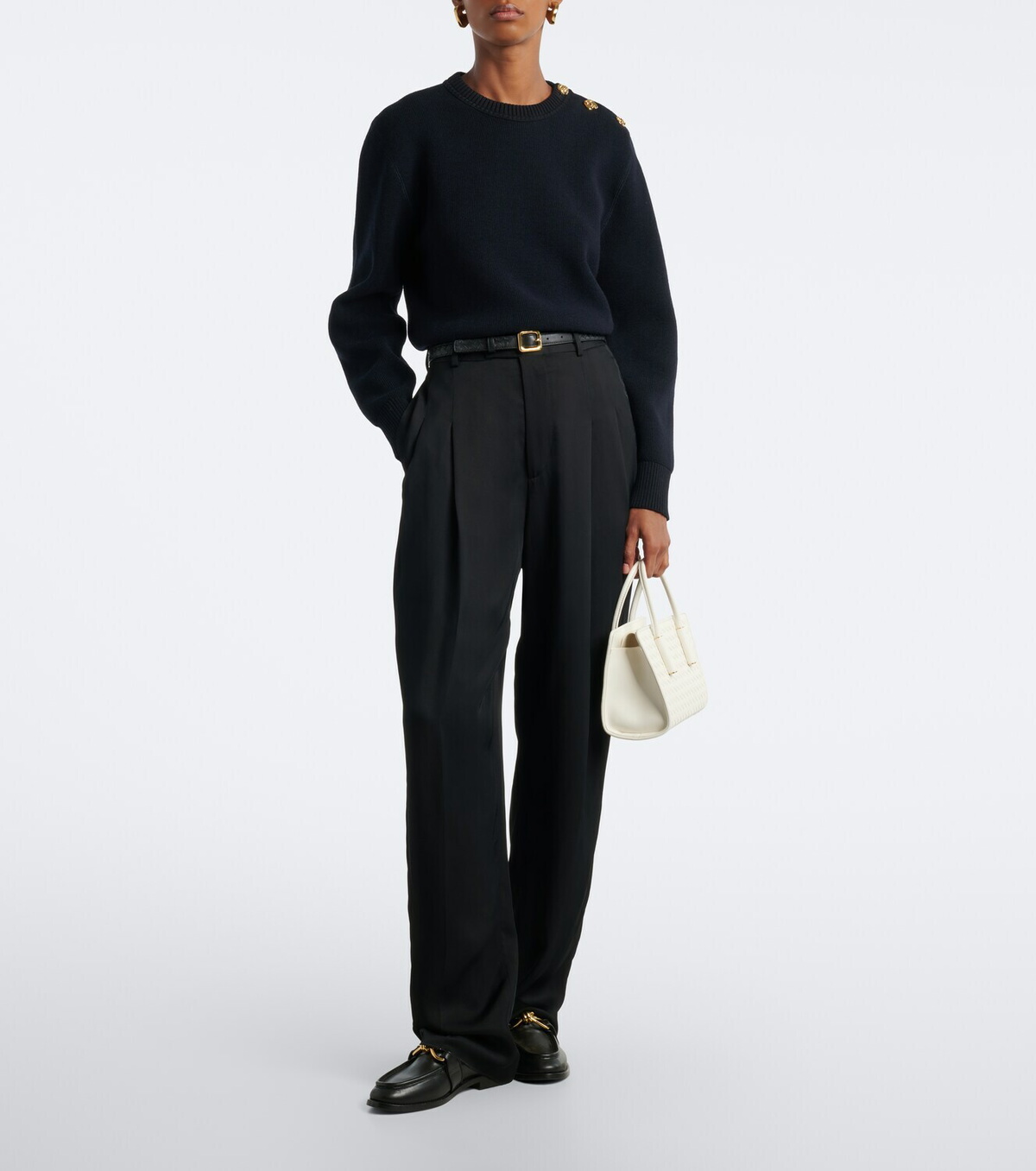 Bottega Veneta Barbara Small leather top-handle bag