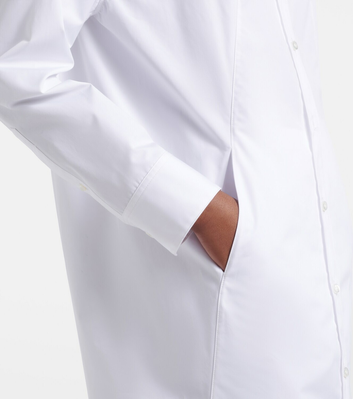 Balenciaga Cotton poplin shirt dress