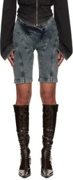 KNWLS Gray Celest Shorts