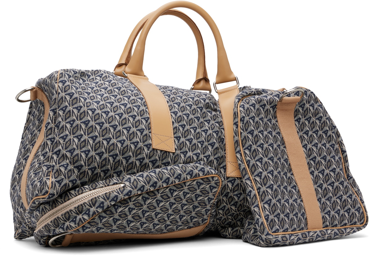 Magliano Navy & Beige Livello Monogam Gym Bag