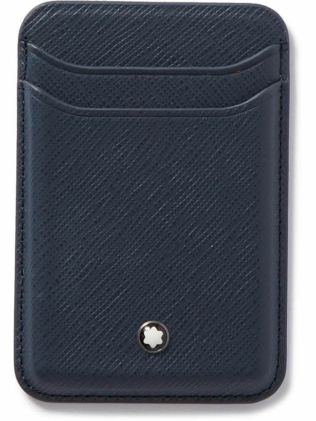 Photo: Montblanc - Sartorial Cross-Grain Leather Magnetic Cardholder