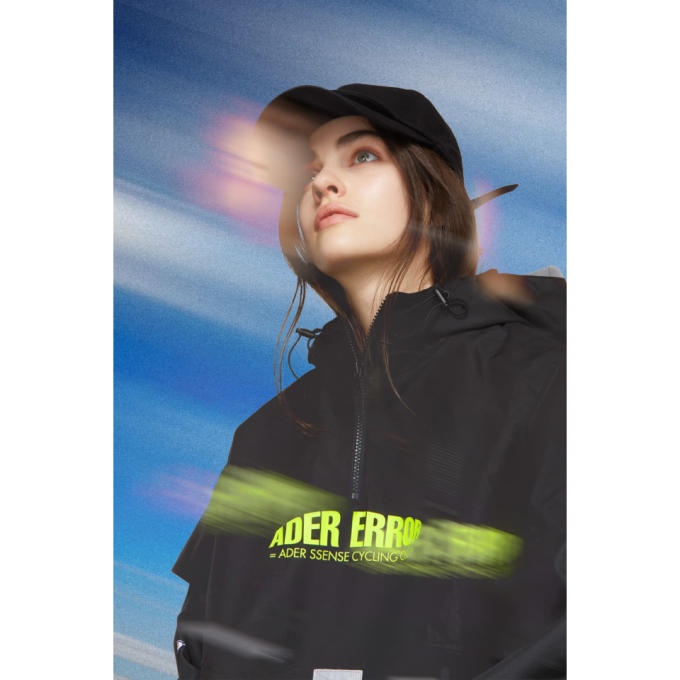 ADER error SSENSE Exclusive Black ASCC Oversized Layered Anorak