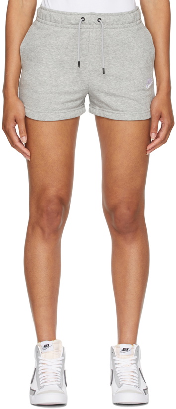 Photo: Nike Grey Sportswear Essential Shorts