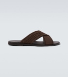 Manolo Blahnik Tex leather sandals