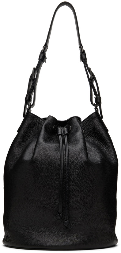 Photo: Y's Black Drawstring Shoulder Bag