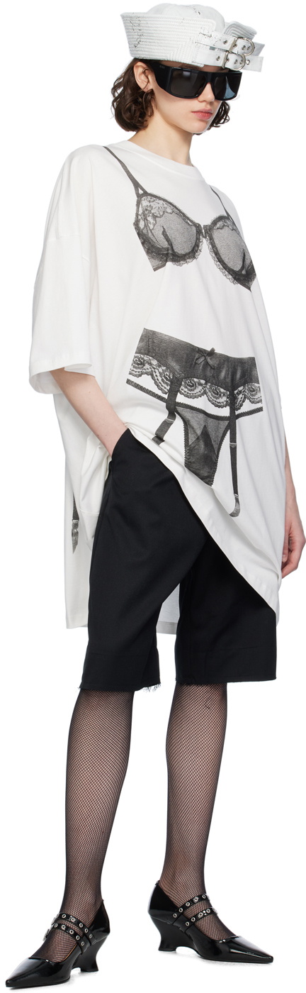 VAQUERA White & Black Trompe L'œil T-Shirt Vaquera VAQUERA White & Black Trompe L'œil T-Shirt Vaquera