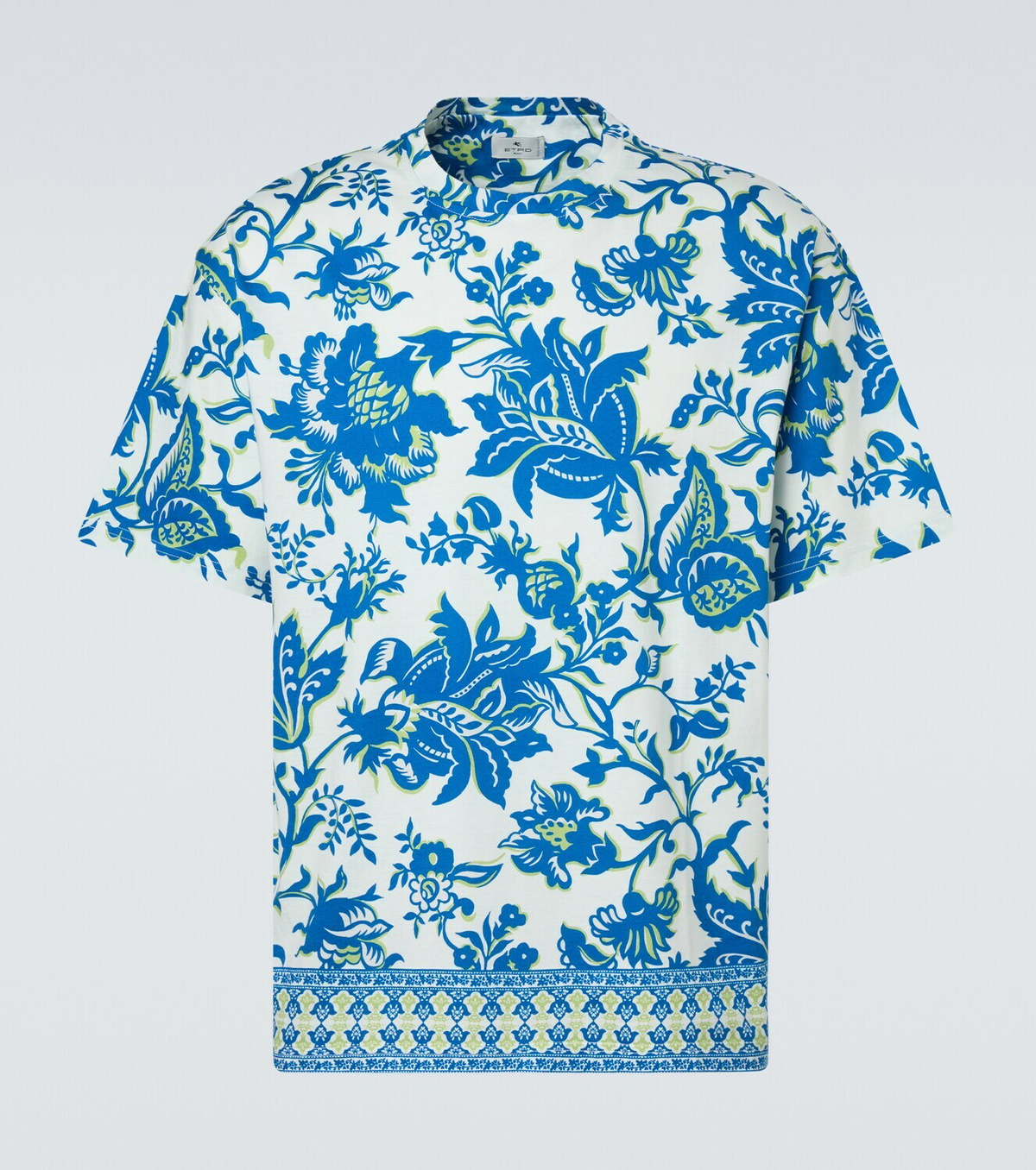 Etro Floral cotton jersey T-shirt