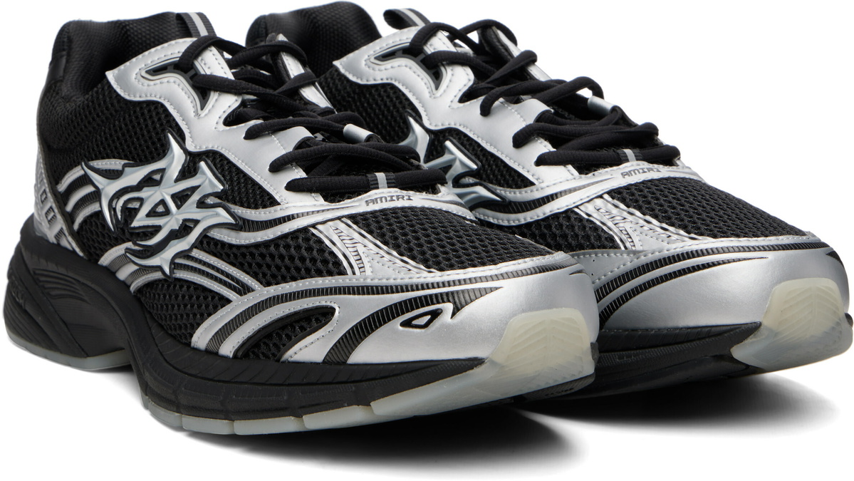 AMIRI Black Metallic M-Tech Sneakers