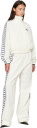 Balenciaga Off-White Techno Cotton Poplin Track Jacket