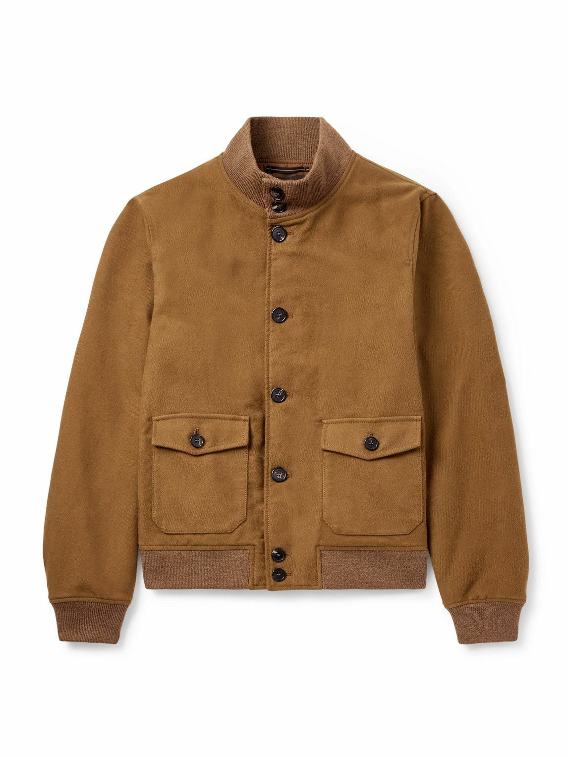 Incotex - Montedoro Cotton-Twill Jacket - Brown