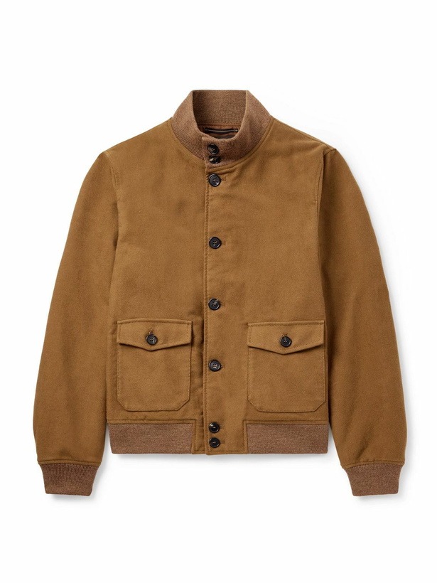 Photo: Incotex - Montedoro Cotton-Twill Jacket - Brown