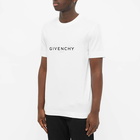 Givenchy Men's Paris Reverse Logo T-Shirt in White