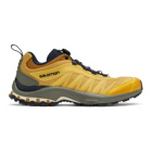Salomon Yellow and Navy XA-Pro Fusion Advanced Sneakers
