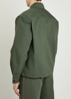 Kenzo Cotton-twill Overshirt Khaki