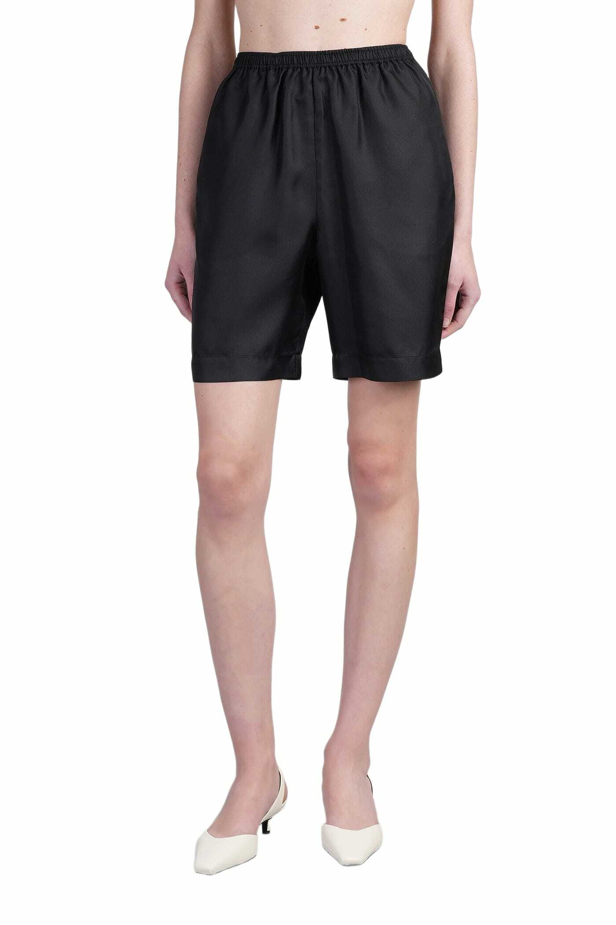 LOULOU STUDIO Isu Denim Bermuda Shorts Loulou Studio