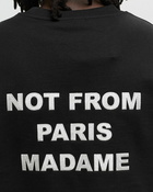 Drôle De Monsieur Le Sweatshirt Slogan Black - Mens - Sweatshirts