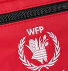 Balenciaga - World Food Programme Logo-Embroidered Nylon Belt Bag - Men - Red