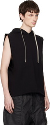 Rick Owens DRKSHDW Black Temple Tunic Hoodie