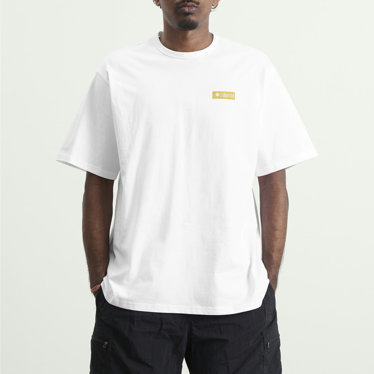 Columbia Men's CSC™ Heavyweight Iconic T-Shirt in White Repeated Peaks