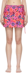 Reina Olga Pink Behati Cover-Up Skirt