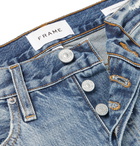 FRAME - L'Homme Slim-Fit Distressed Denim Jeans - Blue