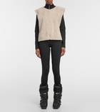 Jet Set Sleeveless shearling vest