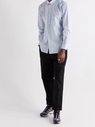 Comme des Garçons SHIRT - Patchwork Striped Cotton-Poplin Shirt - Blue - S