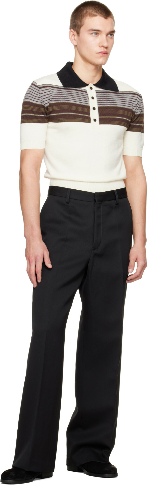 Second/Layer Black Zooty Trousers