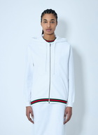 Gucci Web Trim Hooded Sweatshirt