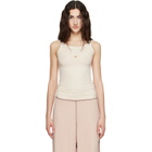 Baserange Off-White Heart Tank Top