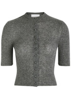 Citizens OF Humanity Tabitha Ribbed Wool and Cashmere-blend Cardigan Charcoal