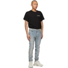 AMIRI Blue Laser Check Thrasher Plus Jeans