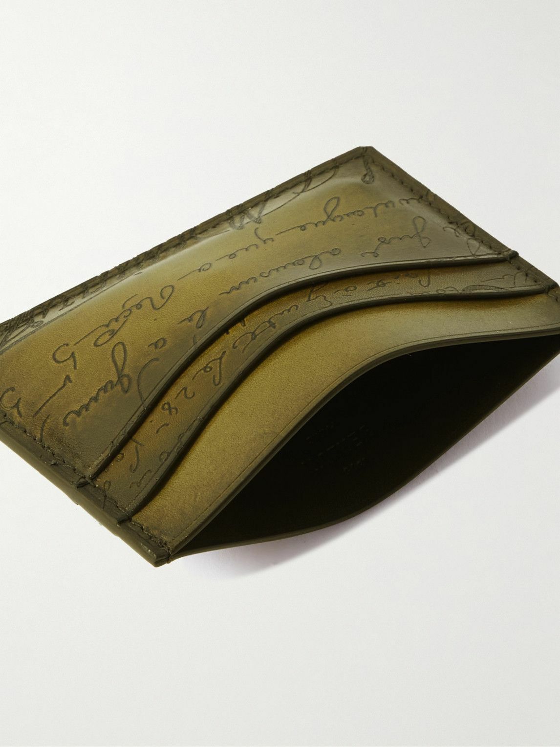 Berluti - Bambou Neo Scritto Venezia Leather Cardholder Berluti
