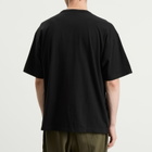 YMC Men's Triple T-Shirt Faces in Black