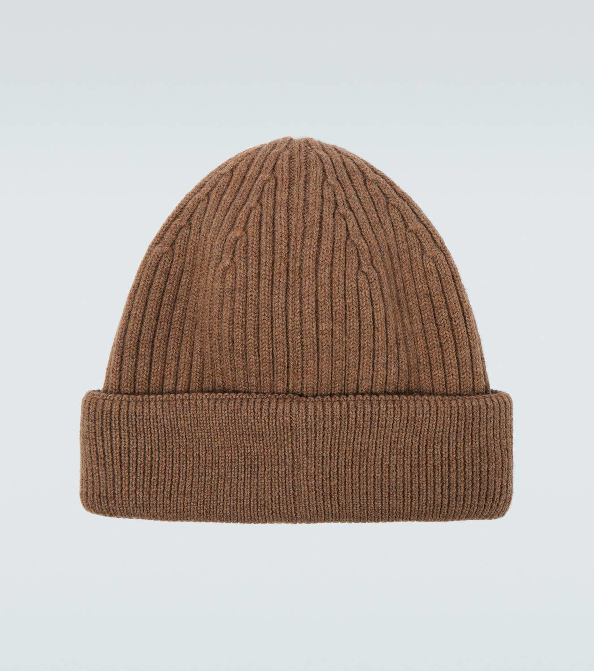 Loewe Logo ribbed-knit wool-blend beanie