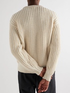 DOPPIAA - Ribbed Wool-Blend Sweater - Neutrals