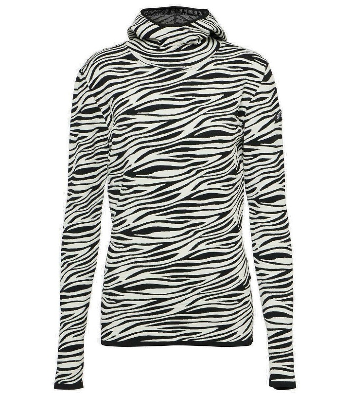 Photo: Jet Set Zoey zebra-print jacquard hoodie